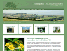 Tablet Screenshot of homeopathydevon.org